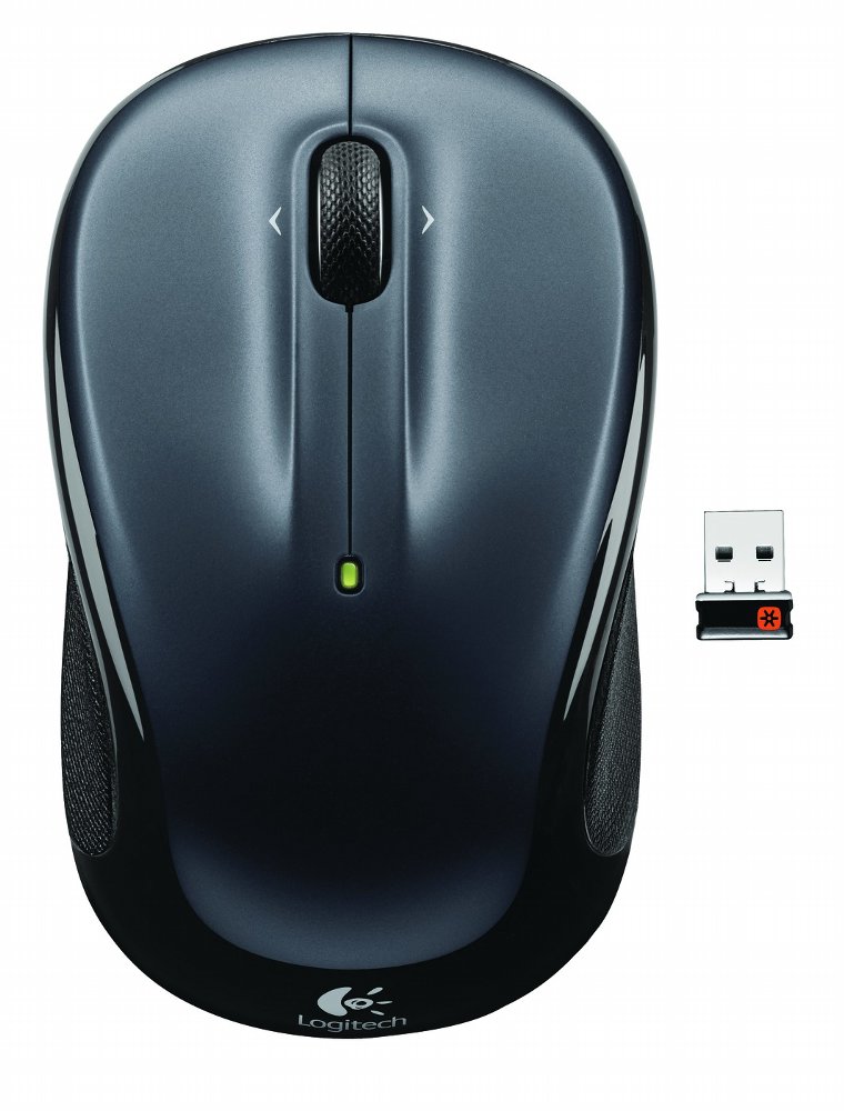 Logitech M325 | Kabellose Maus | Für Links- und Rechtshänder | RF | 1000 DPI | Schwarz