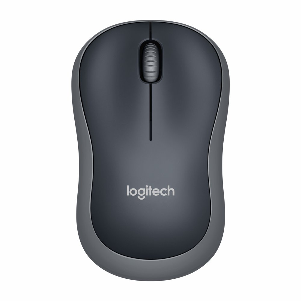 Logitech M185 | Kabellose Maus | Für Links- und Rechtshänder | RF | 4000 DPI | Swift Grey