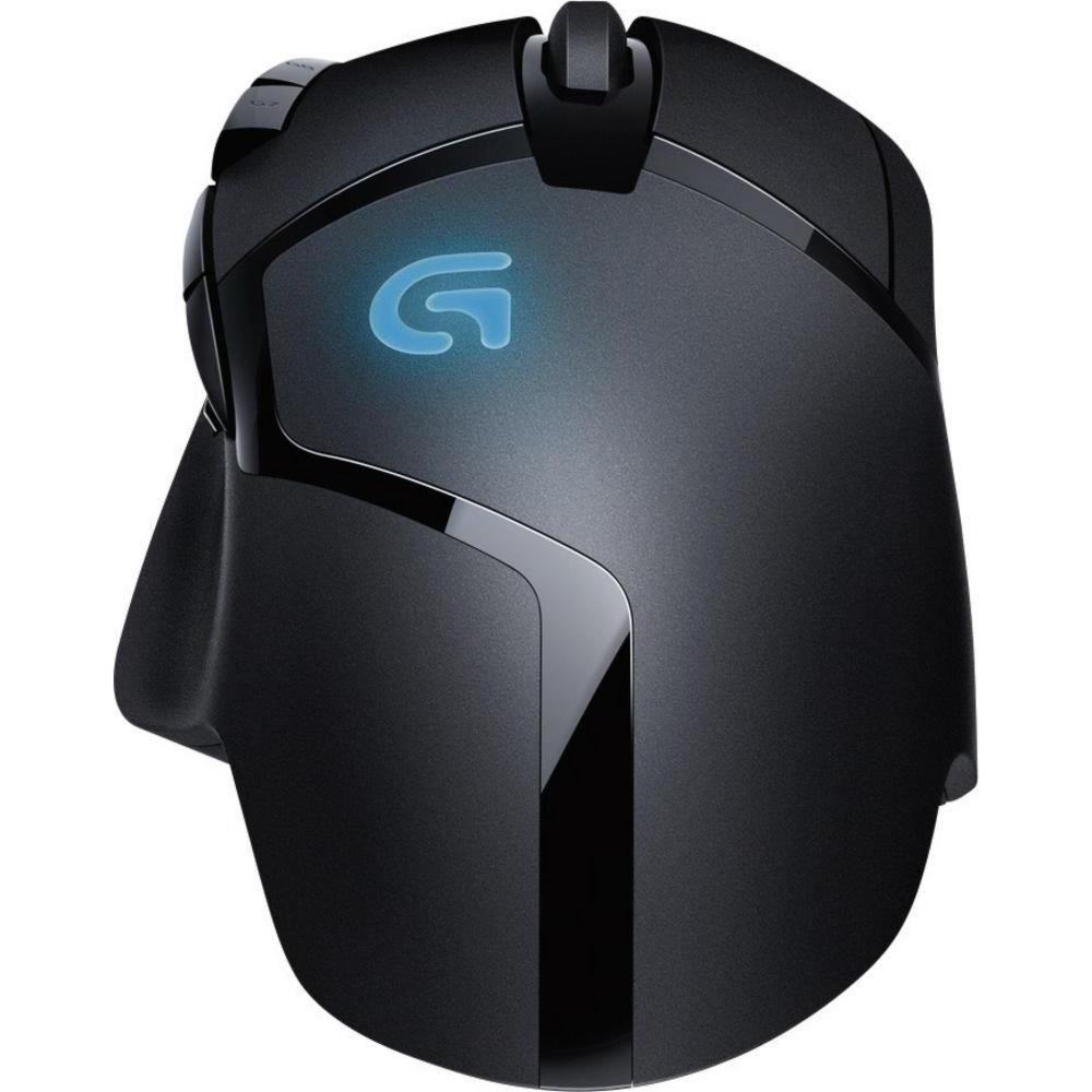 Logitech G402 Hyperion Fury | Kabelgebundene Gaming-Maus | Rechtshänder | USB-A | 4000 DPI | Schwarz