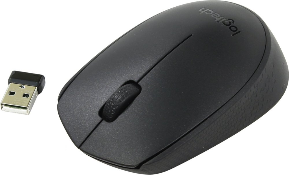 Logitech B170 | Kabellose Maus | Für Links- und Rechtshänder | RF | 1000 DPI | Schwarz