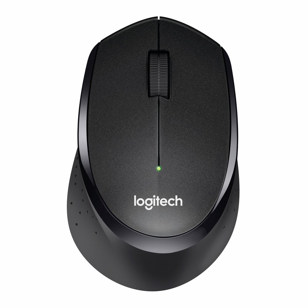 Logitech B330 Silent Plus | Kabellose Maus | Für Links- und Rechtshänder | RF | 1000 DPI | Schwarz