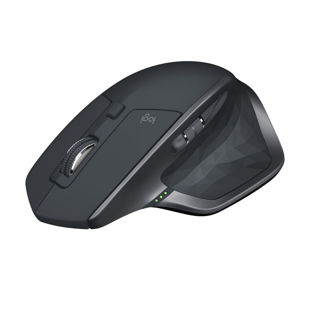Logitech MX Master 2S | Kabellose Maus | Rechtshänder | RF + Bluetooth | 4000 DPI | Graphit