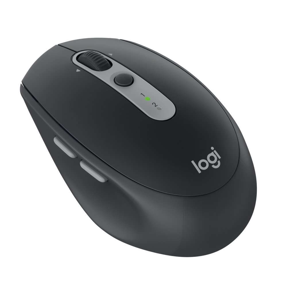 Logitech M590 Multi-Device Silent | Kabellose Maus | Rechtshänder | RF + Bluetooth | 1000 DPI | Schwarz