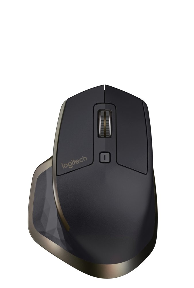 Logitech MX Master | Kabellose Maus | Rechtshänder | RF + Bluetooth | 1600 DPI | Schwarz/Bronz