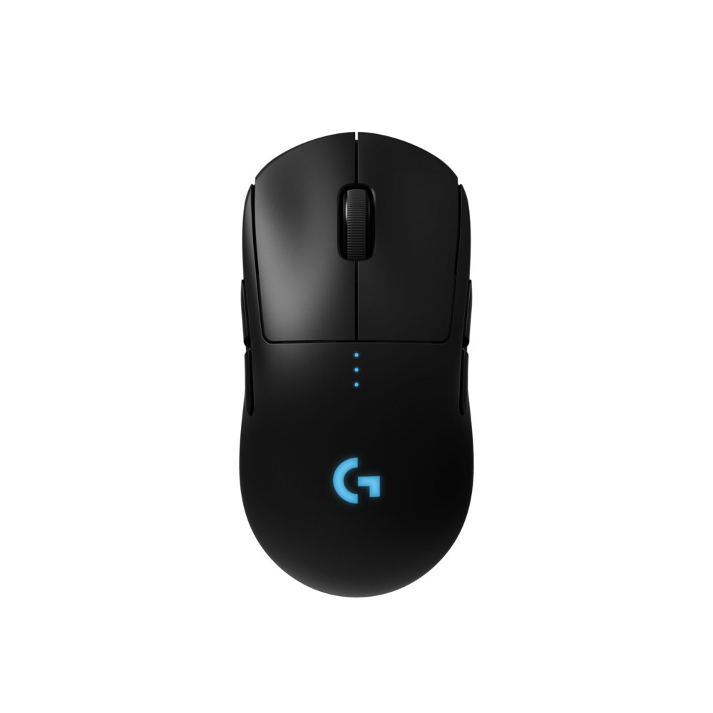 Logitech G Pro | Kabellose Gaming-Maus | Für Links- und Rechtshänder | RF | 25.600 DPI | Schwarz
