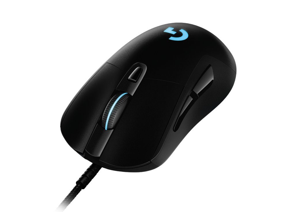 Logitech G403 HERO | Gaming-Maus | Rechtshänder | USB-A (kabelgebunden) | 25.600 DPI | Schwarz