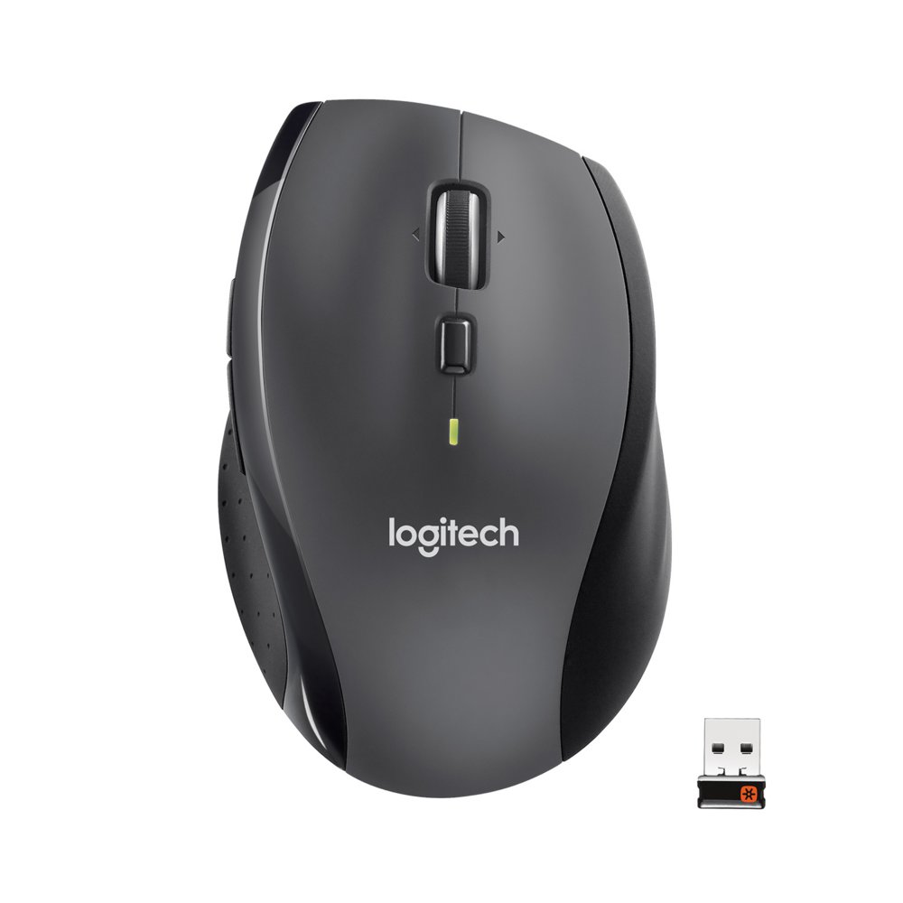 Logitech Marathon M705 | Kabellose Maus | Rechtshändig | RF | 1000 DPI | Schwarz