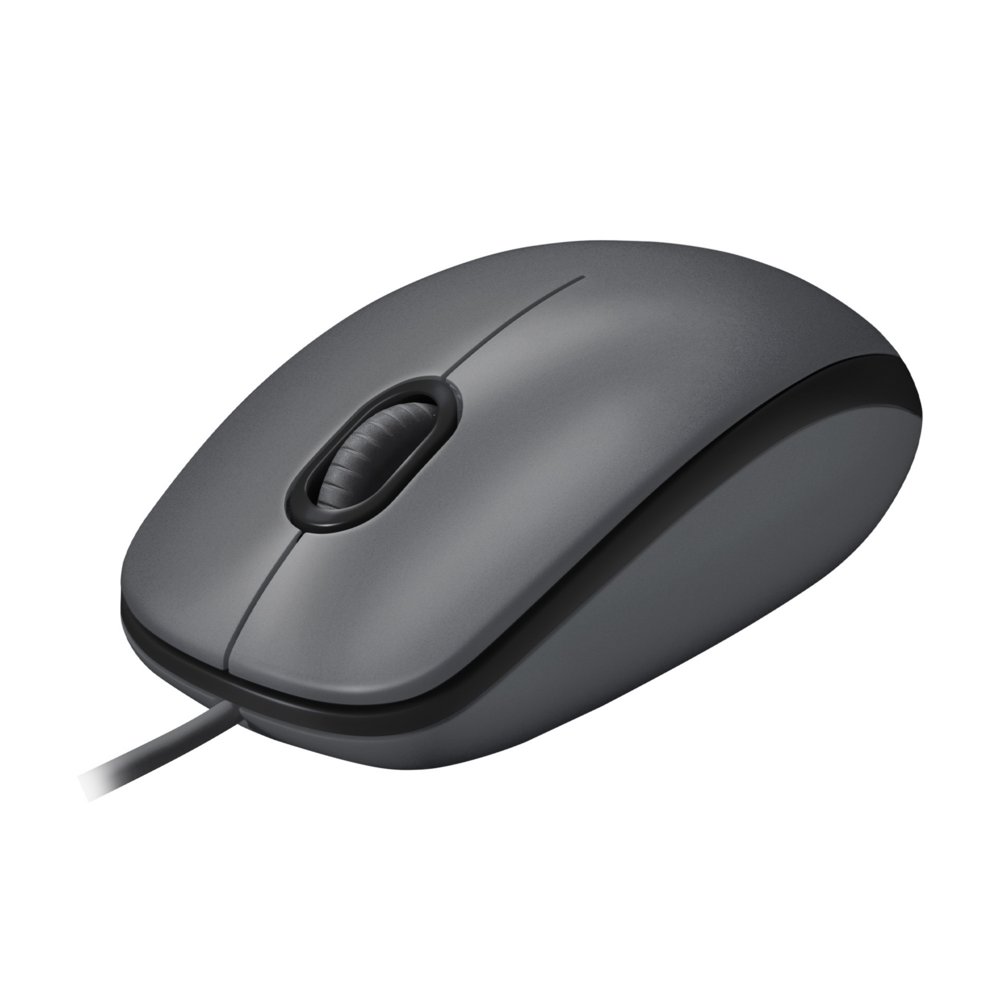 Logitech M100 | Verkabelte Maus | Links- und Rechtshänder | USB-A | 1000 DPI | Schwarz