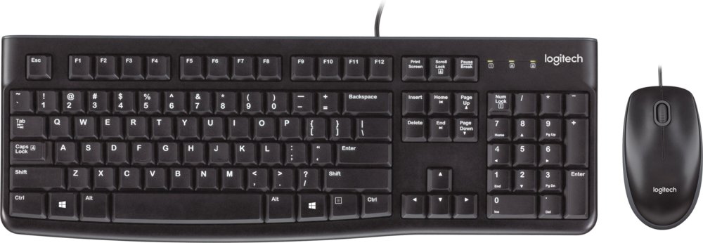 Logitech MK120 | Kabelgebundene Maus- und Tastaturkombination | AZERTY Französisch