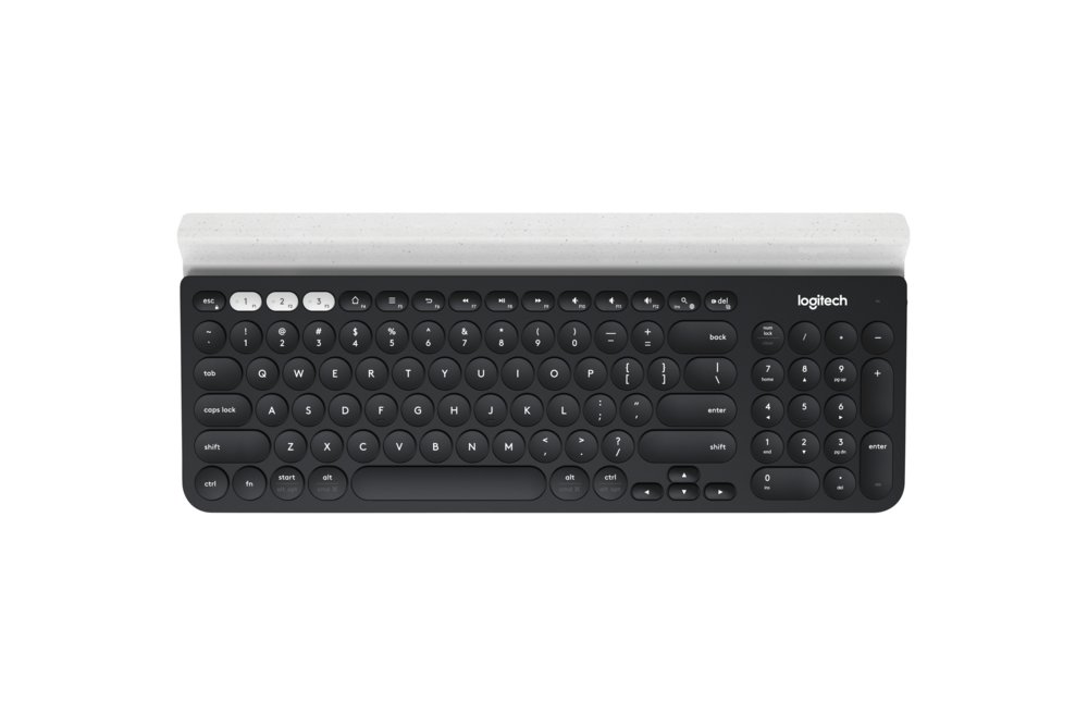 Logitech K780 | Kabellose Bluetooth-Tastatur mit Empfänger | QWERTY