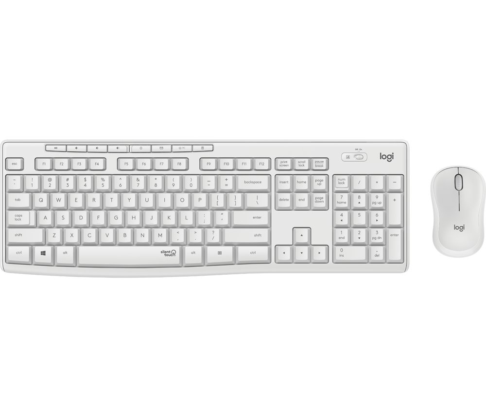 Logitech MK295 Tastatur RF Wireless QWERTY US International Weiß