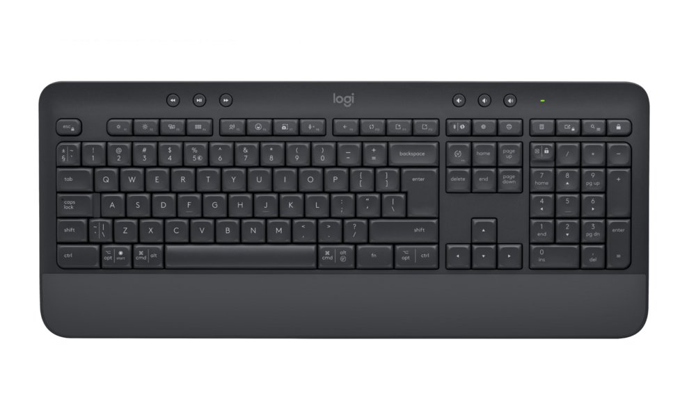 Logitech Signature K650 Tastatur Bluetooth QWERTY US International Graphit