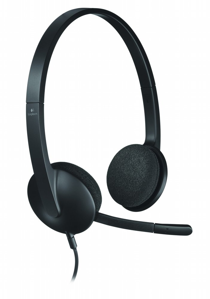Logitech H340 | Kabelgebundenes On-Ear USB Headset | Schwarz