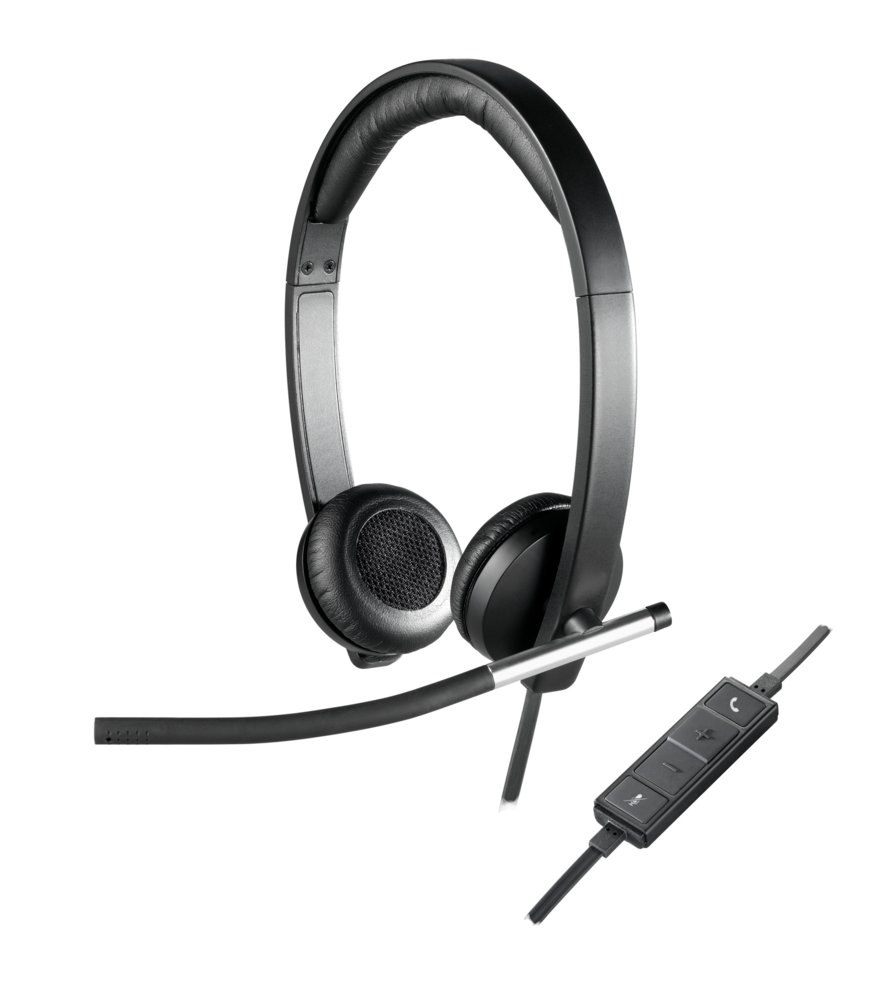 Logitech H650E | Kabelgebundenes On-Ear Headset USB-A | Schwarz
