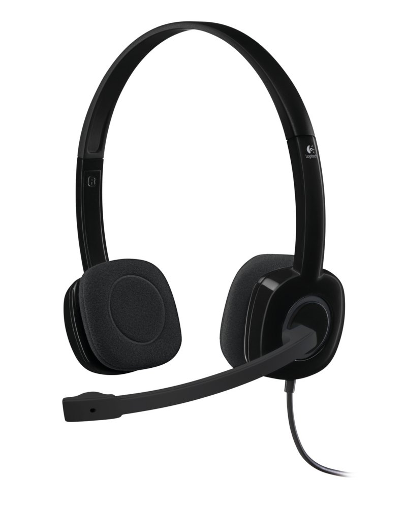 Logitech H151 | Kabelgebundenes On-Ear Headset | 3,5mm | Schwarz