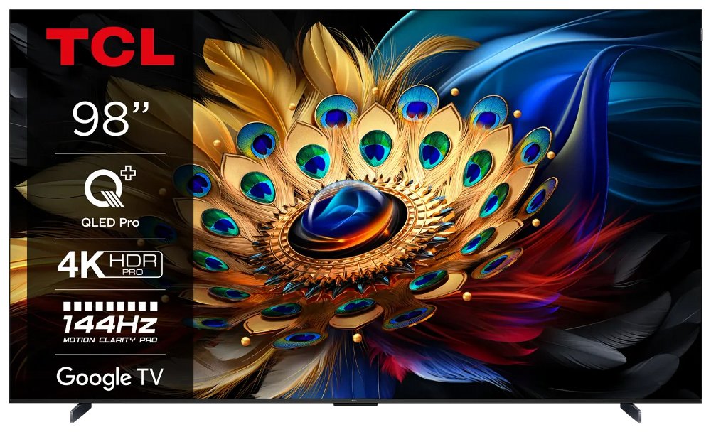TCL C69 98C69B | 98" Ultra HD 4K | QLED Smart-TV | WLAN | Google TV | Dolby Vision | 60 Hz