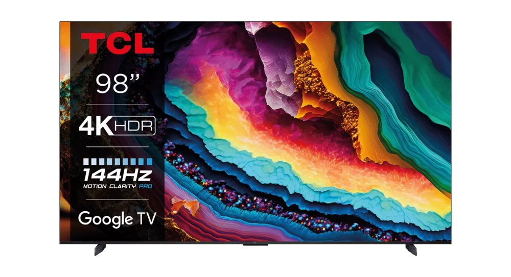 TCL 98P749 | 98" Ultra HD 4K | LED Smart-TV | WLAN | Google TV | HDR10+ | 144 Hz