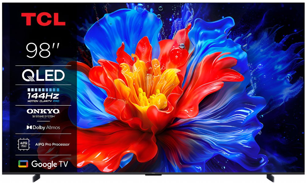 TCL 98P89K | 98" 4K Ultra HD QLED DLED Smart-TV | Dolby Vision | HDR10+ | 144 Hz (2025)