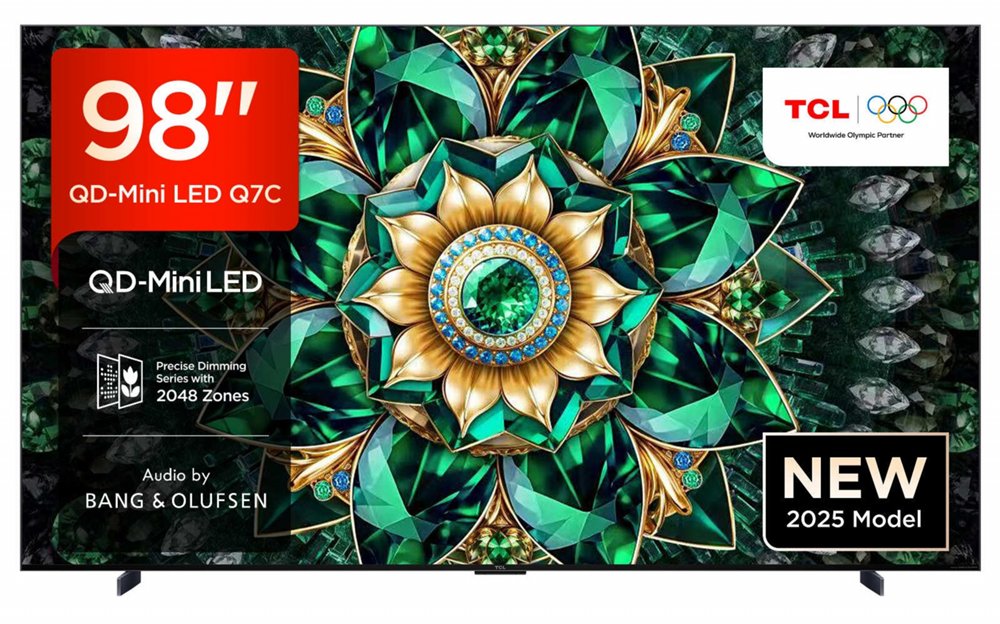 TCL 98Q7C | 98'' 4K Ultra HD QD-MiniLED | 120Hz | Google TV | Dolby Vision IQ | HDMI 2.1 | Smart TV