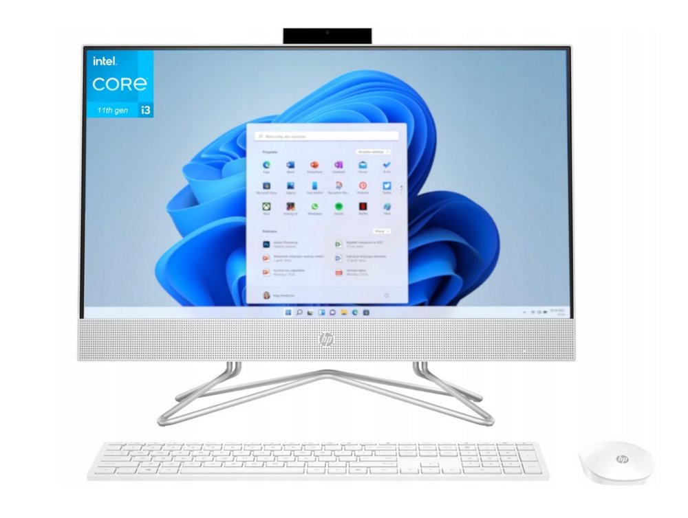 HP All-in-One 24-df1999nw | 23.8" Full HD IPS | Intel Core i3-1115G4 | 8GB RAM | 512GB SSD | Windows 11 Home