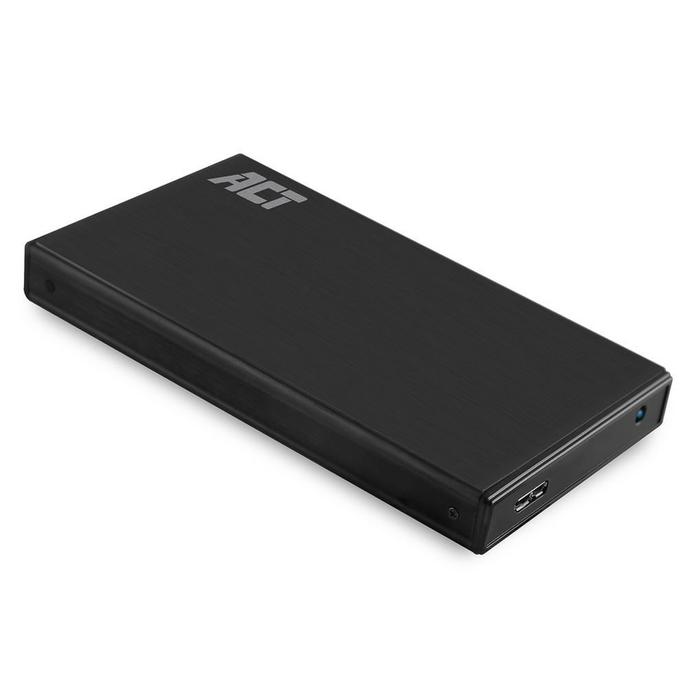ACT AC1200 | USB 3.0 2,5" HDD/SSD-Gehäuse | Schwarz | Speicherlaufwerke