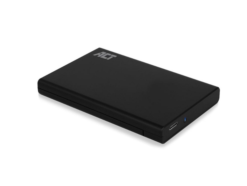 ACT AC1225 | USB-C 3.2 Gen2 2,5" SATA HDD/SSD-Gehäuse | Werkzeuglos | 10 Gbit/s