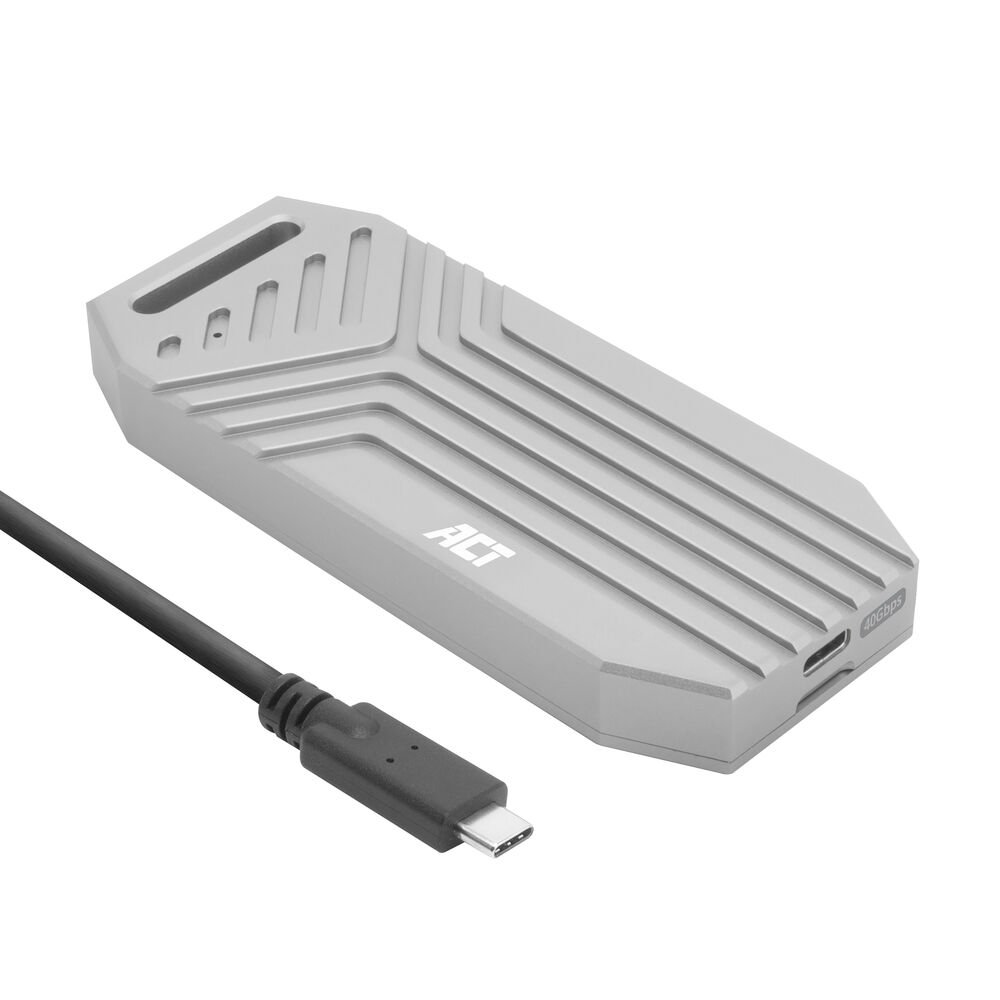 ACT USB 4.0 40 Gbit/s M.2 2280 NVMe | PCIe SSD-Gehäuse | Werkzeuglos
