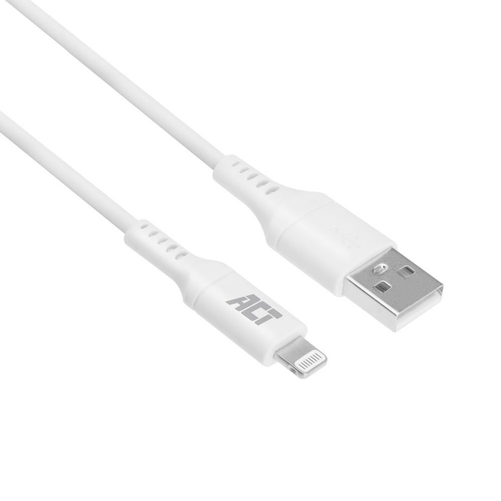 ACT-Kabel | USB-A auf Lightning | 2 m | Weiß | AC3012