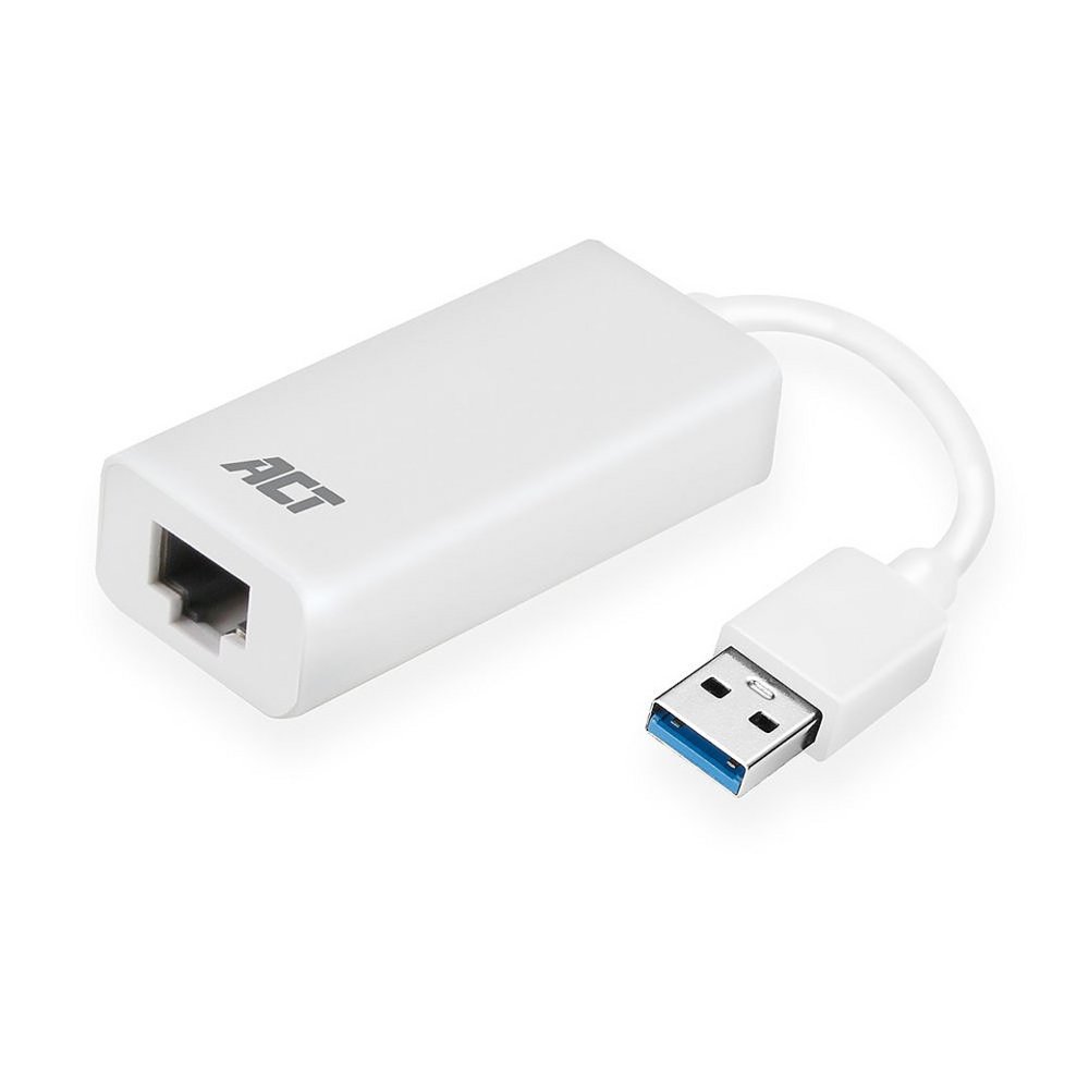 ACT AC4410 | USB 3.2 Gen1 Gigabit-Ethernet-Adapter | 1000 Mbit/s | Weiß