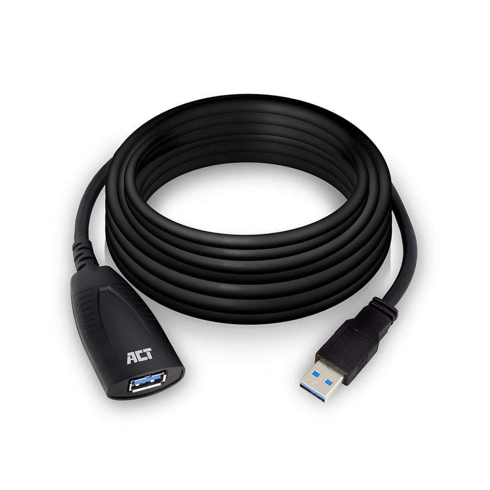 ACT AC6105 | USB 2.0-Verstärker | 5 m | Schwarz