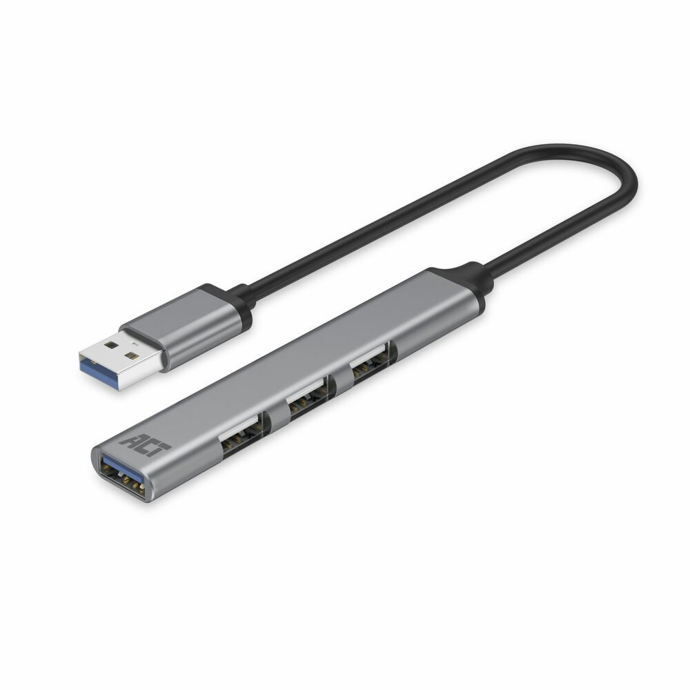 ACT AC6325 | USB 3.2 Gen 1 Schnittstellen-Hub | Typ A | 5 Gbit/s | Grau