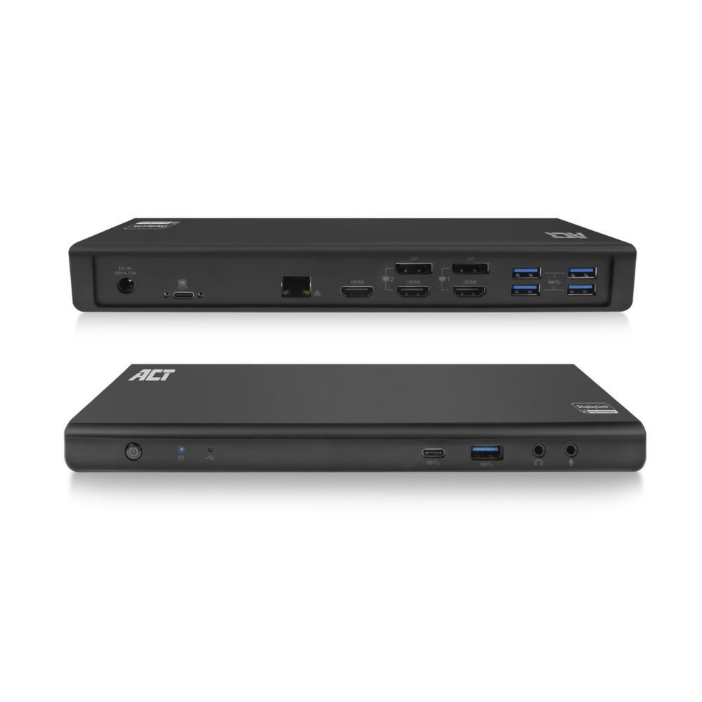 ACT AC7048 | Dockingstation & Port-Replikator | USB-C 3.2 Gen 1 | Schwarz