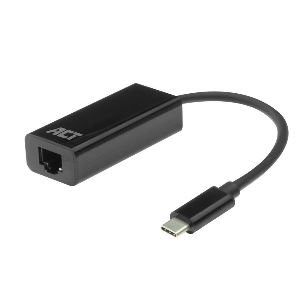 ACT AC7335 | USB-C auf Gigabit-Ethernet-Adapter | 10/100/1000 Mbit/s | Plug & Play