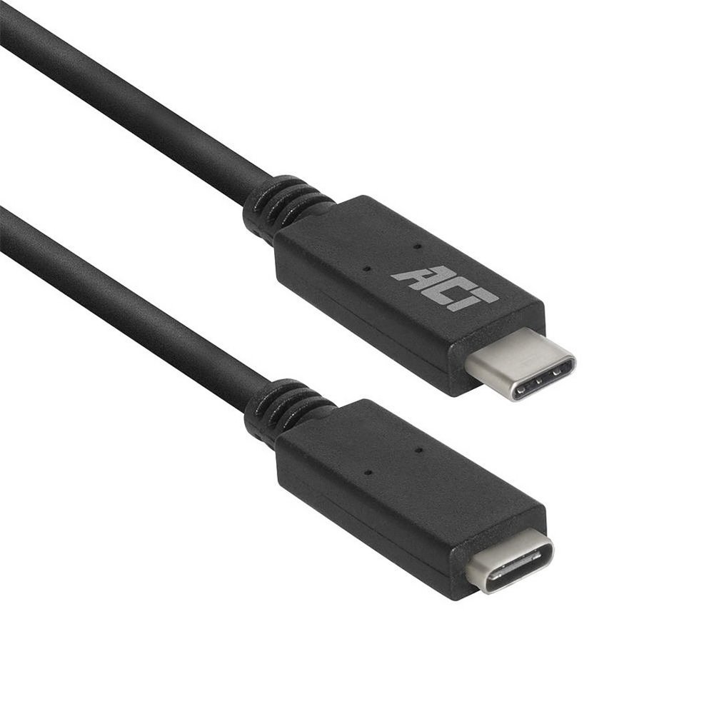 ACT AC7412 USB Kabel 2 m USB 3.2 Gen 1 (3.1 Gen 1) USB C Schwarz