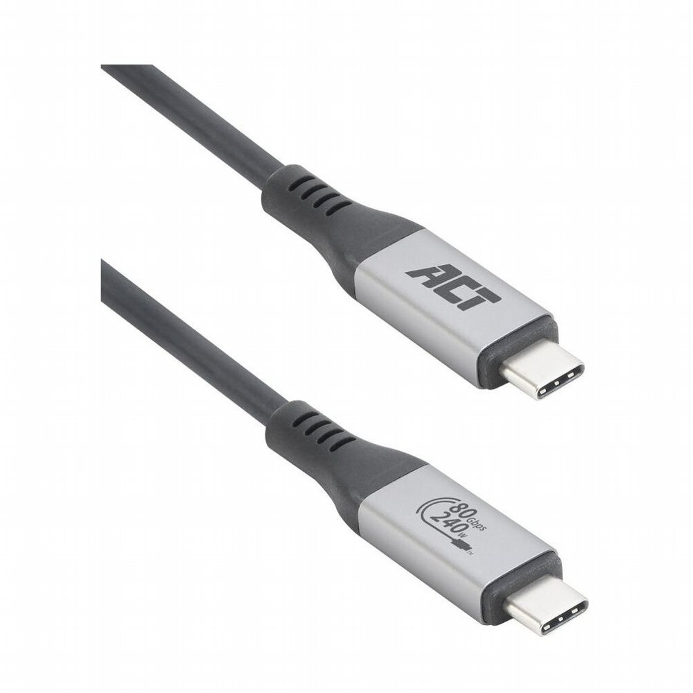 AC7431 | Thunderbolt 5 USB4-Kabel | USB-C auf USB-C | 1,5 Meter | USB-IF-zertifiziert | Schwarz