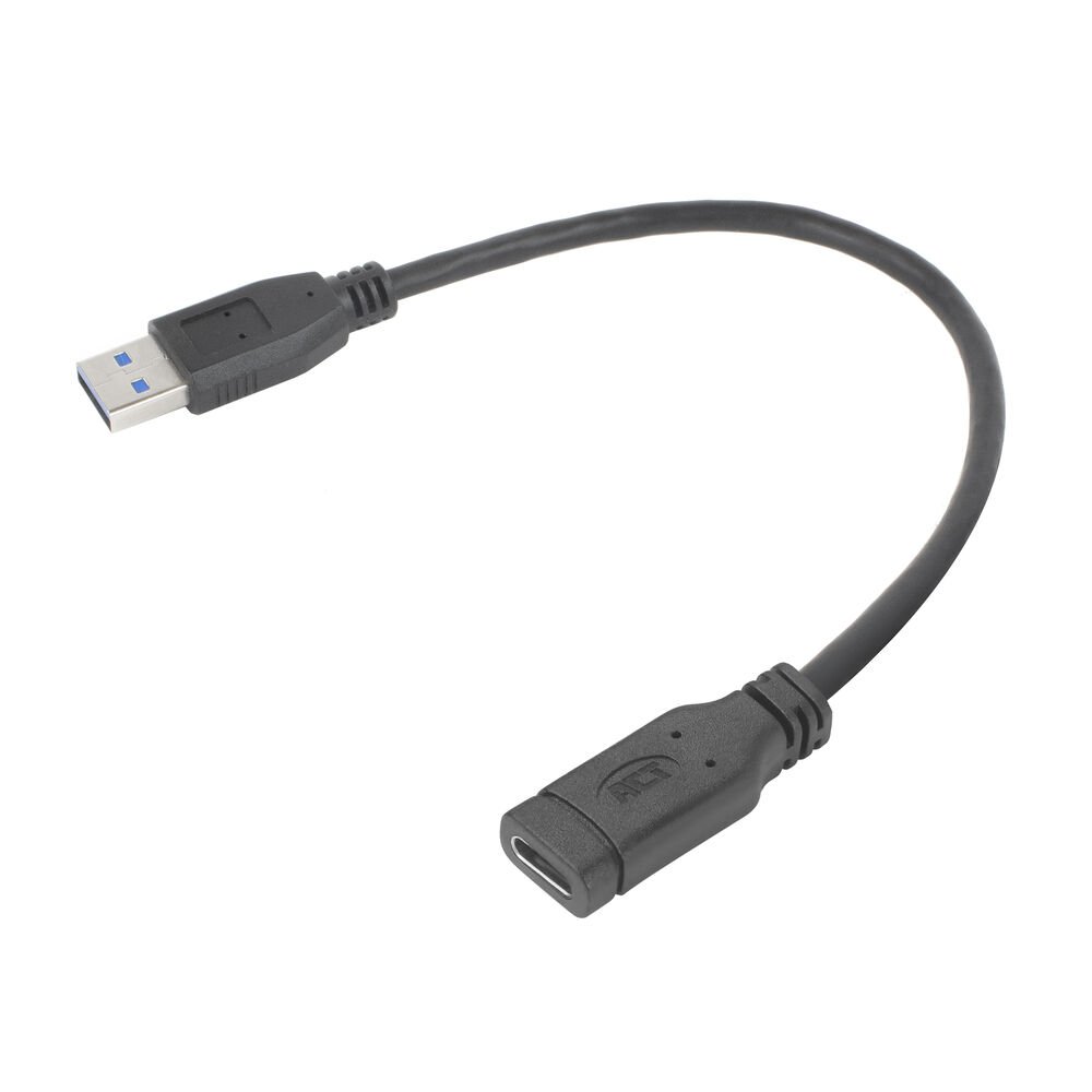 ACT-Adapterkabel | USB Typ-A (Stecker) auf USB Typ-C (Buchse) | 0,2 Meter