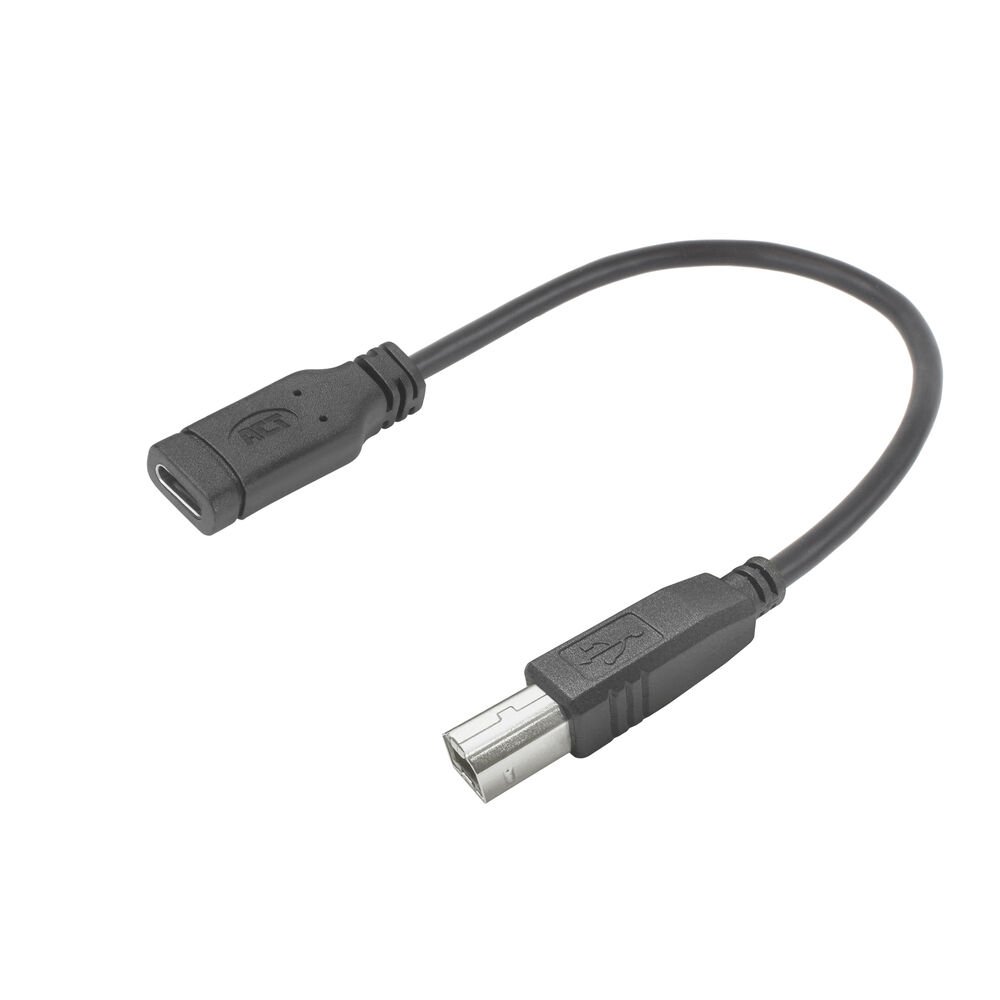 ACT-Adapterkabel | USB Typ-C (Buchse) auf USB-B 2.0 (Drucker) | 0,2 Meter