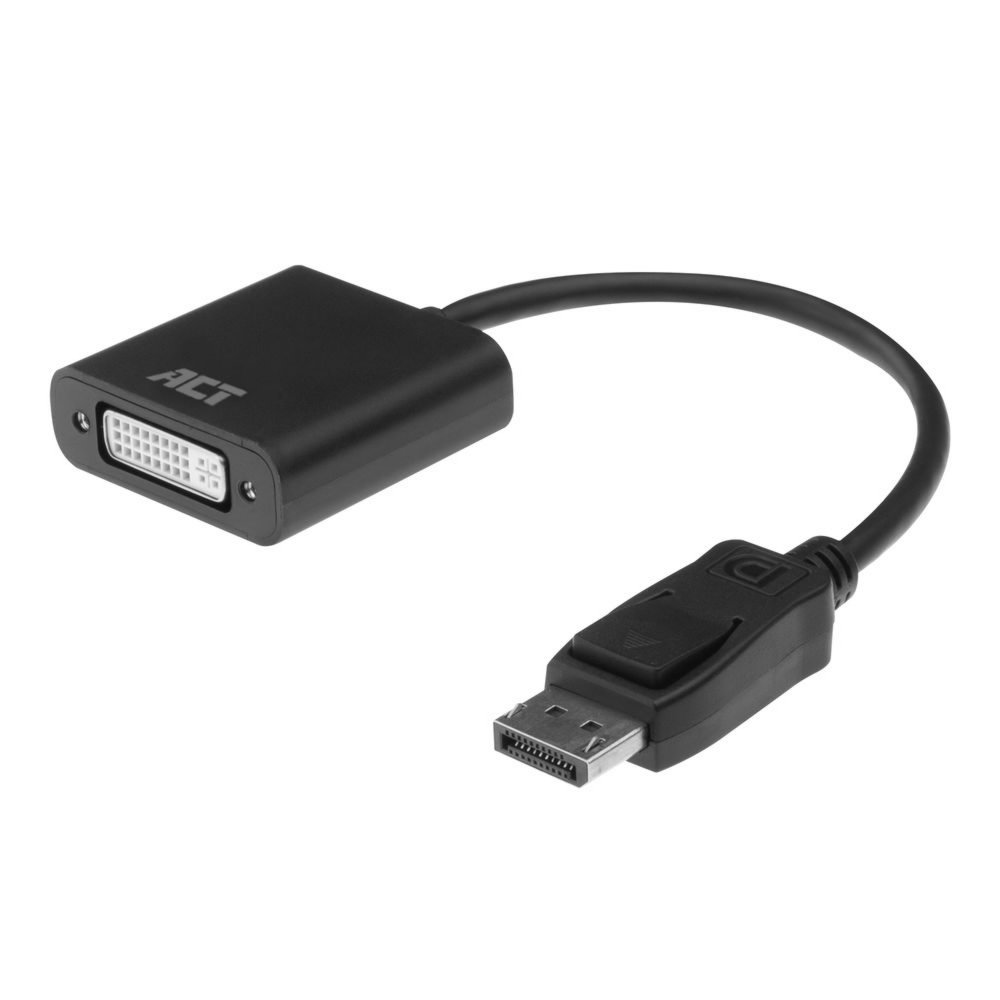 ACT AC7510 | DisplayPort-zu-DVI-D-Adapter | 0,15 m | Schwarz