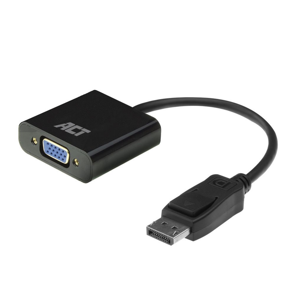 ACT AC7515 DisplayPort-auf-VGA-Adapter | Buchse | Reißverschlusstasche