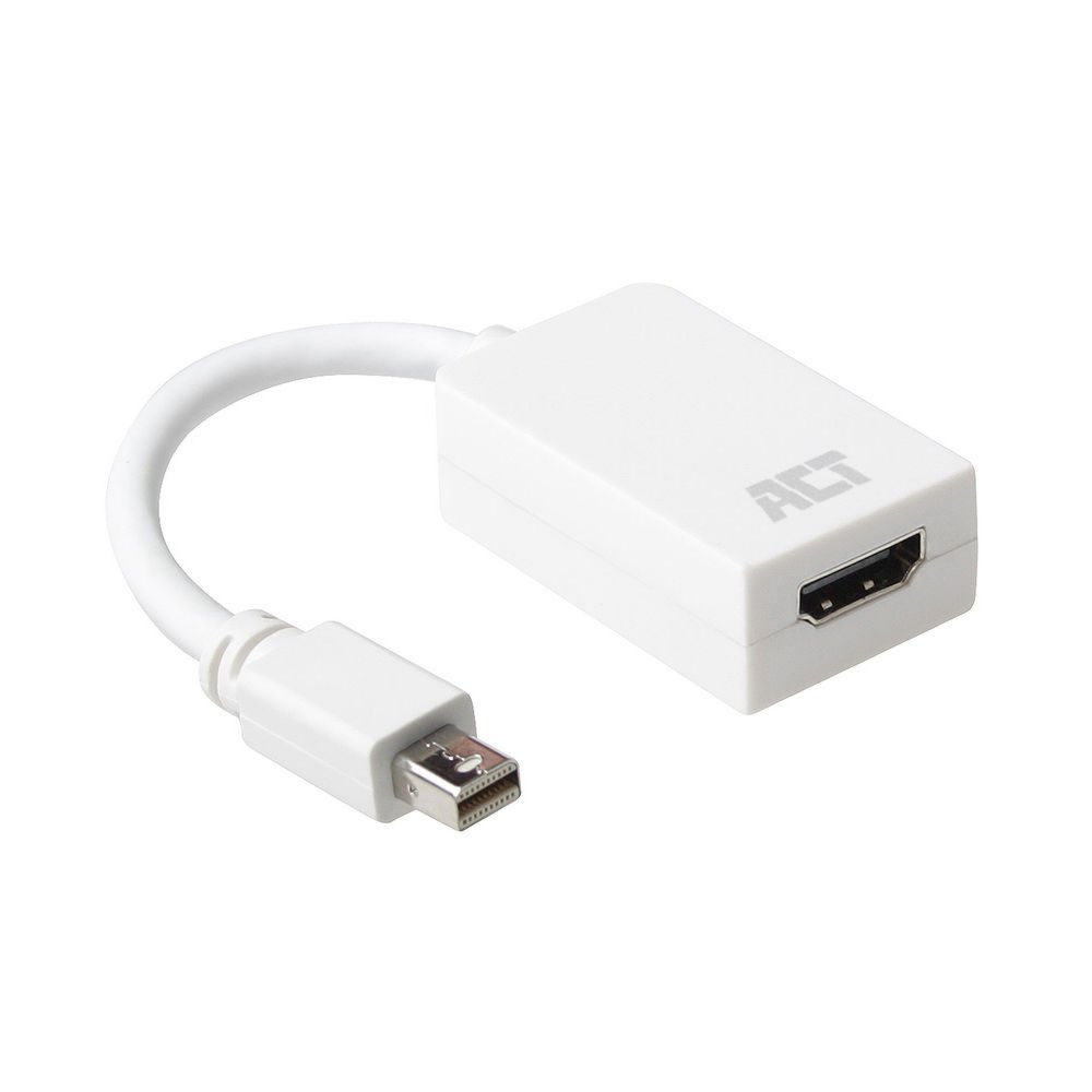 ACT AC7525 | Mini-DisplayPort-zu-HDMI-Adapter | 0,15 m | Weiß