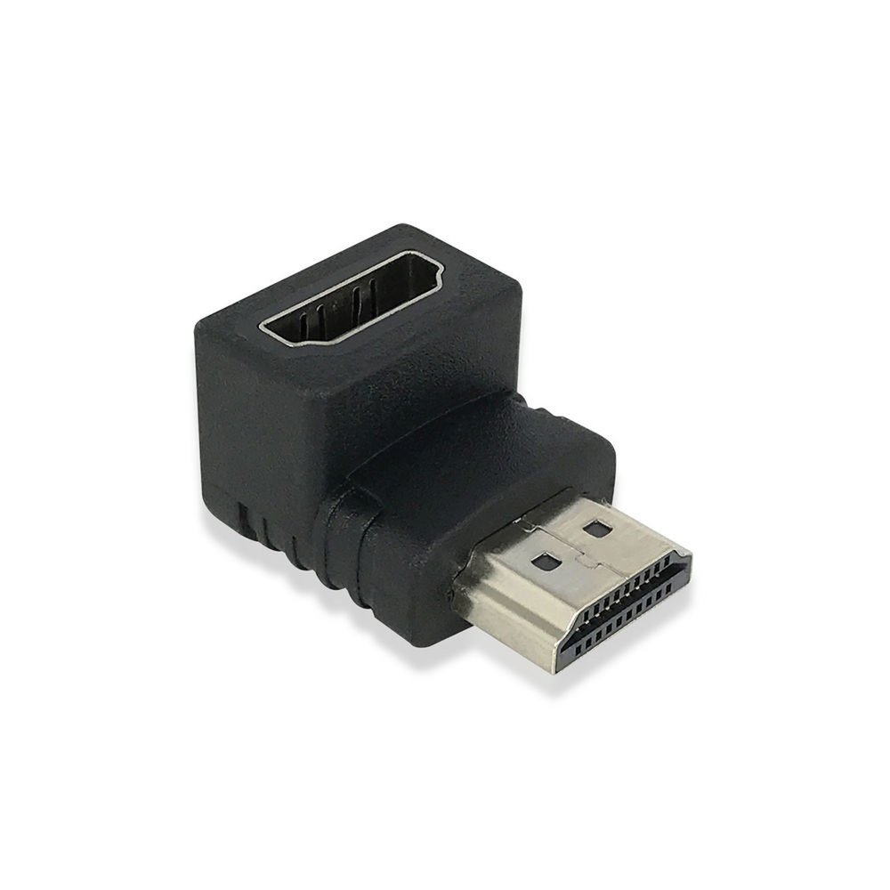 ACT AC7570 rechtwinkliger Kabelabstandshalter | HDMI | Schwarz