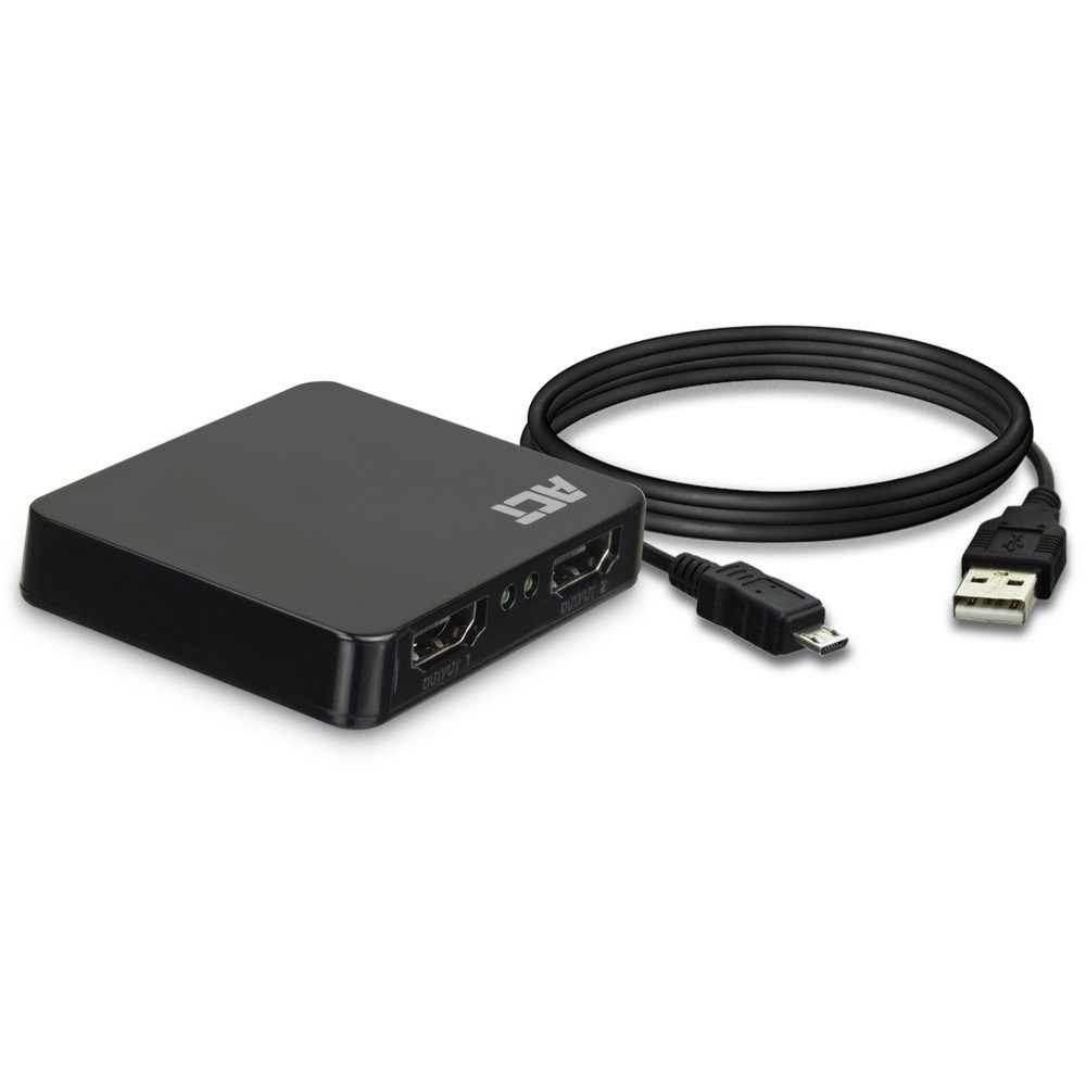 ACT AC7835 | 1x2 HDMI 1.4 Splitter | 4K @30Hz | HDCP 1.4 | USB-Stromversorgung