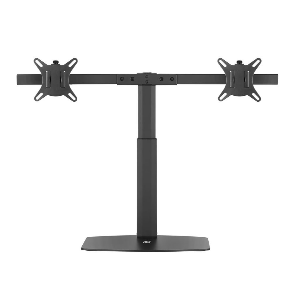 ACT AC8332 | Höhenverstellbare Monitor-Tischhalterung | Bis zu 27 Zoll | Max. 6 kg | VESA 100x100 | 2 Monitore | ERNEUERT