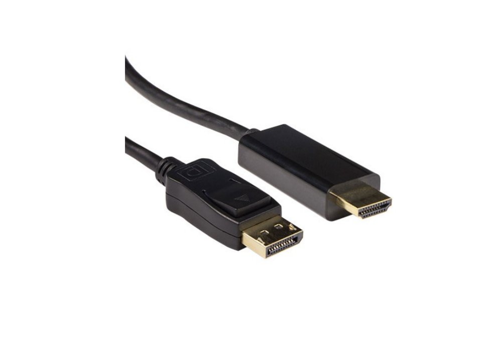 ACT AK3990 | DisplayPort-auf-HDMI-Kabel | Stecker – HDMI-A-Stecker