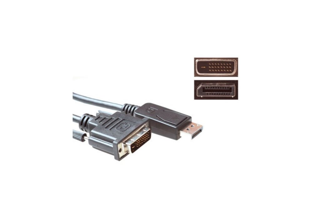 ACT AK3995 | DisplayPort-auf-DVI-Kabel | Stecker auf DVI-Stecker