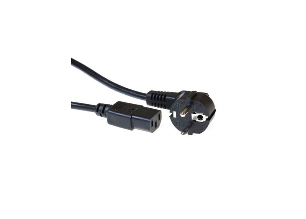 ACT AC3315 | Netzkabel | 3 Meter | CEE7/7 auf C13 Stecker | Schwarz