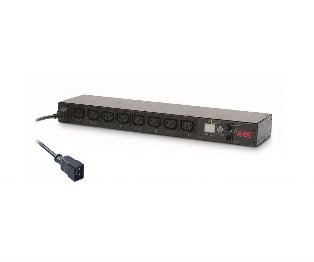 APC AP7921B Stromverteilereinheit (PDU) 8 AC-Ausgänge 0U/1U Schwarz