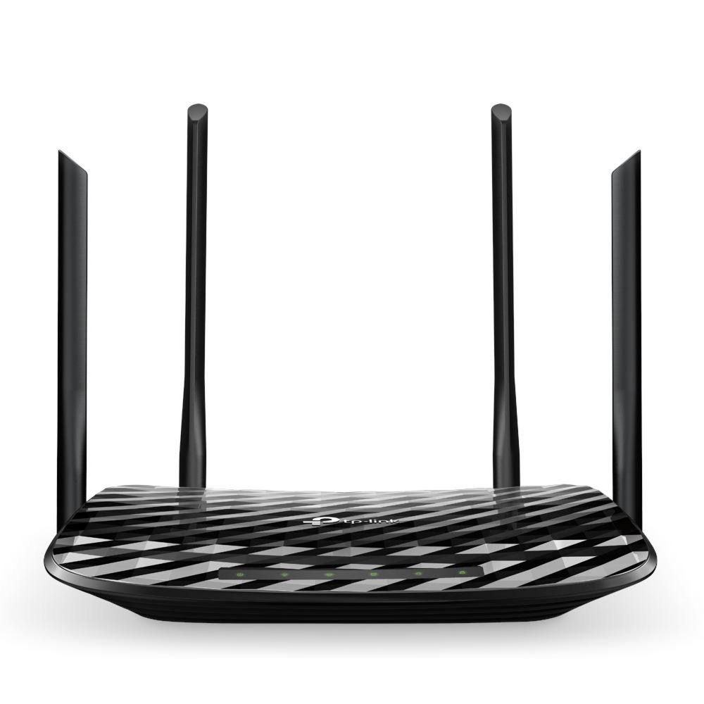 TP-Link Archer C6 | WLAN Router | AC1200 Dualband (2,4 GHz / 5 GHz) | Gigabit Ethernet | Schwarz