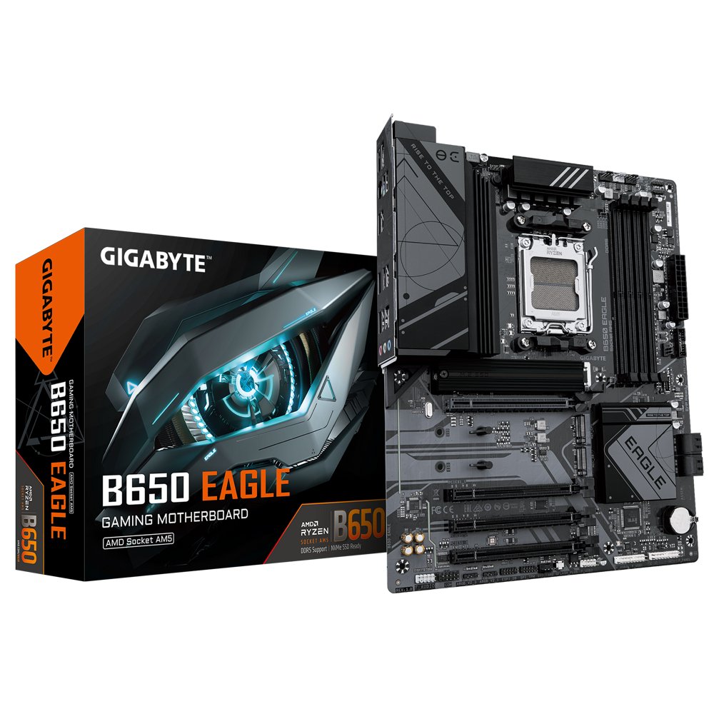 Gigabyte B650 EAGLE | Sockel AM5 | AMD B650 | 4xDDR5 | ATX | Mainboard