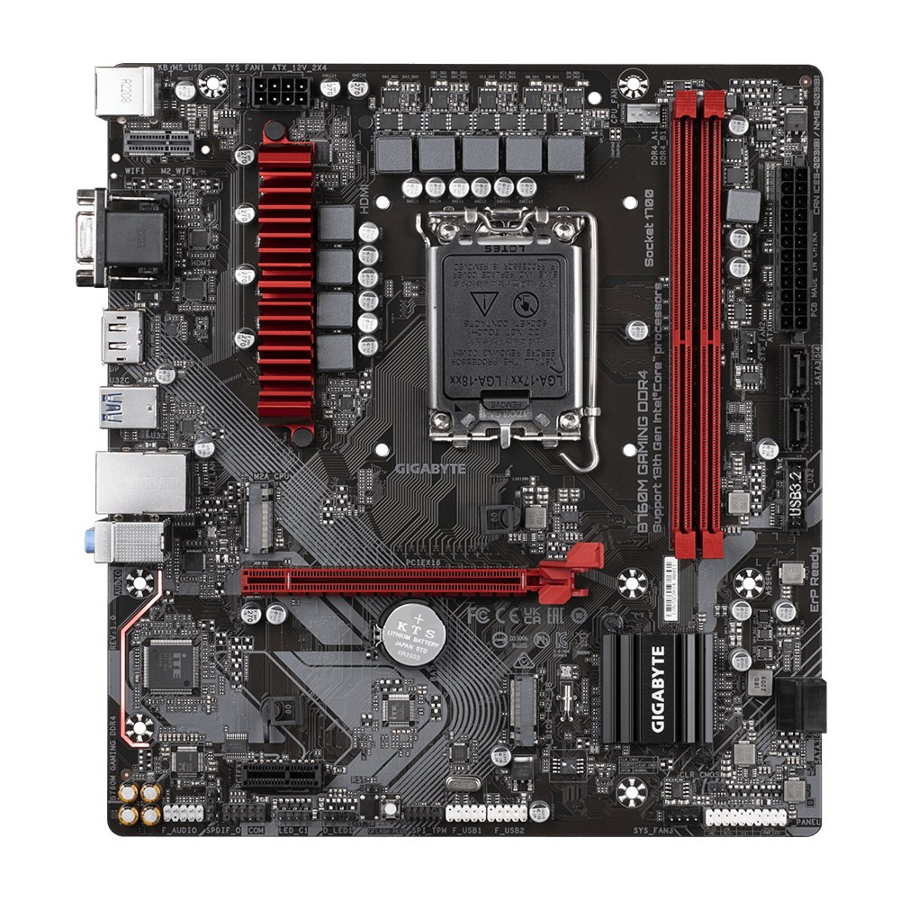 Gigabyte B760M GAMING DDR4 | Sockel LGA 1700 | Intel B760 | 4xDDR4 | Micro-ATX | Mainboard